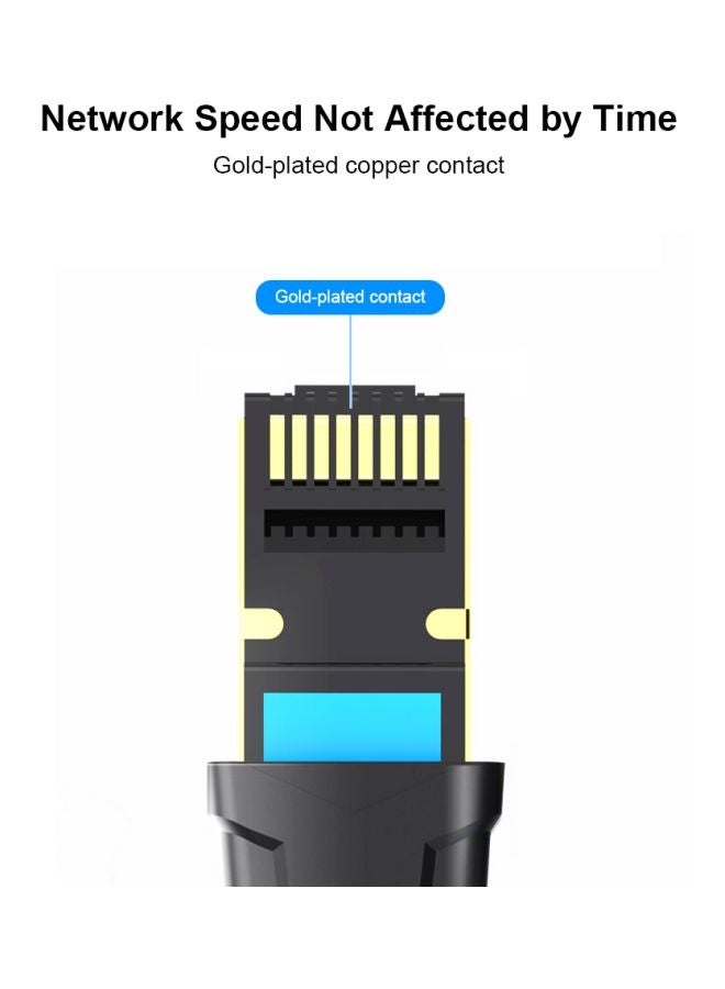 VENTION Cat 6 Ethernet Network Cable Black  - Image 4