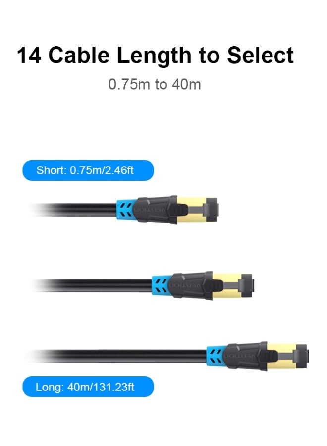 VENTION Cat 6 Ethernet Network Cable Black  - Image 4