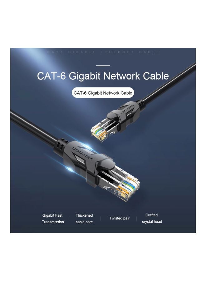 VENTION CAT 6 RJ45 LAN Ethernet Cable Black - Image 2