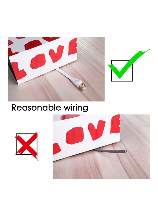 CAT 7 RJ45 LAN Ethernet Connector Cable White  - Image 3