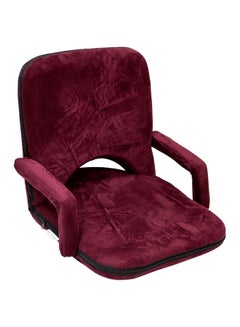 Foldable Camping Chair With Arm Rest Purple/Silver