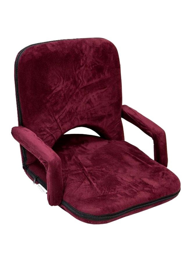 Generic - Foldable Camping Chair With Arm Rest Purple/Silver - Image 1
