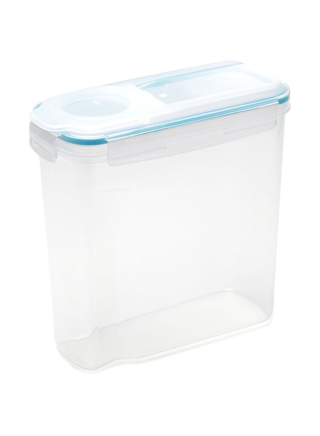 Addis - Airtight Cereal Container Clear/Blue - Image 1