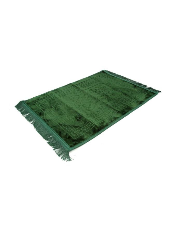 زن سجادة صلاة قابلة للطي أخضر 120x80سم 