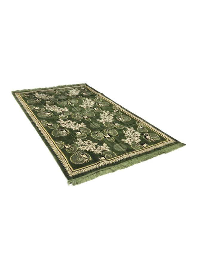 Foldable Utility Rug Green/Beige 160X250cm