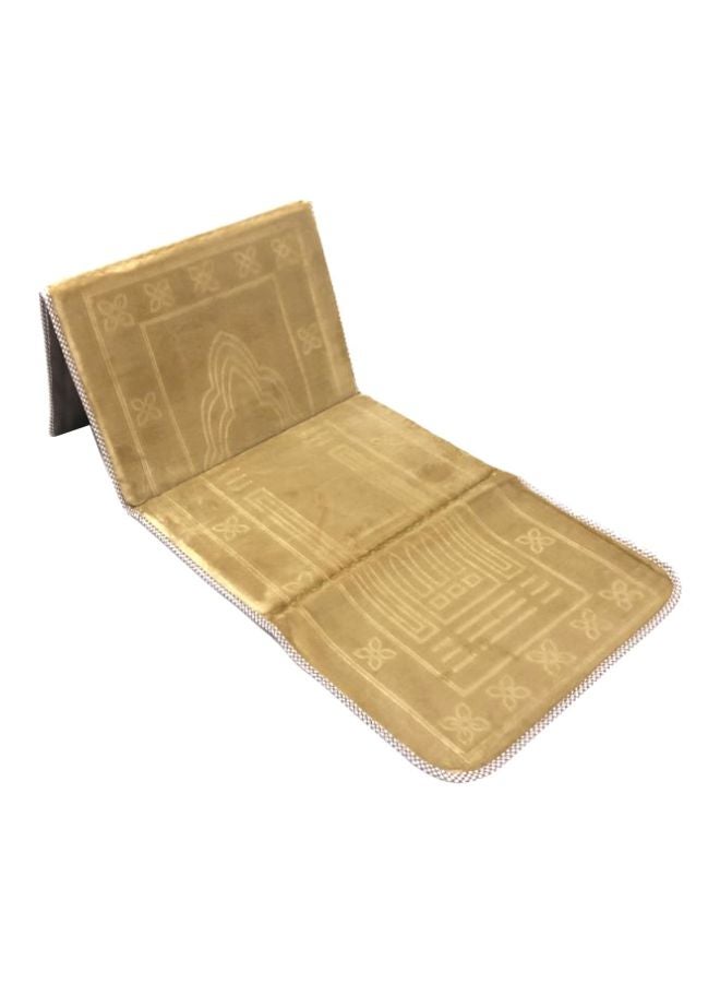 Generic - 2-In-1 Prayer Mat And Backrest Beige 147x37x55cm - Image 1