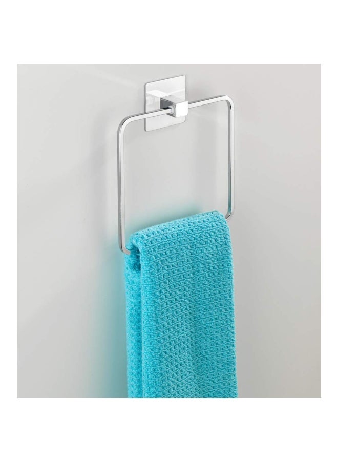 Wenko Quadro Towel Ring Silver 16.5x19.5x3.5centimeter - Image 3