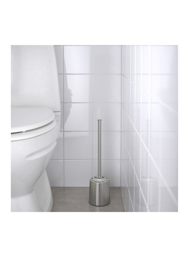 Brogrund Toilet Brush Holder Silver/White/Black 30centimeter - Image 3