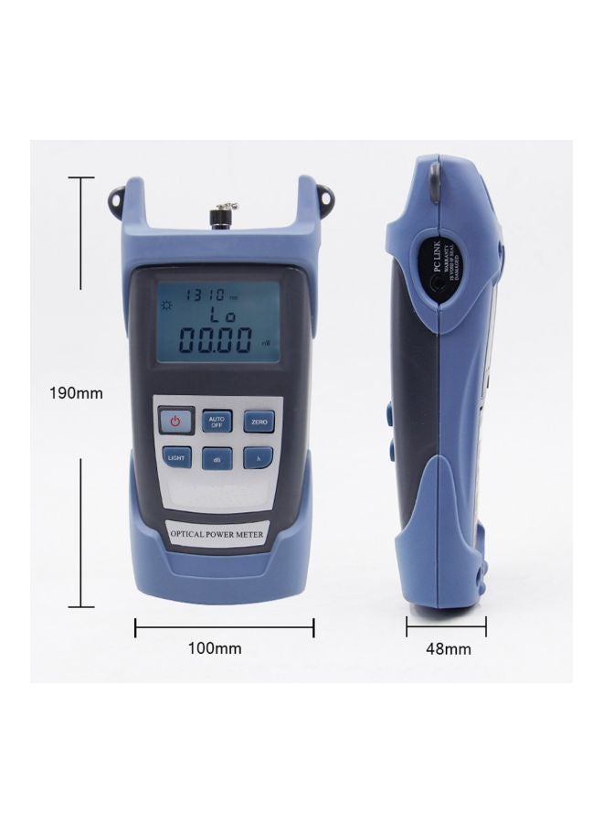 Handheld Optical Power Meter Testers Blue/Grey/White 30x20x7centimeter - Image 3
