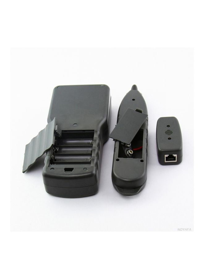 أداة اختبار كابلات RJ45 الاحترافية أسود 23x13.5x8.5سم  - Image 2