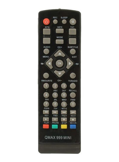 Qmax 999 Mini Receiver Remote Control Black