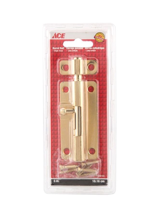 ACE Barrel Bolt Gold 10.16cm 
