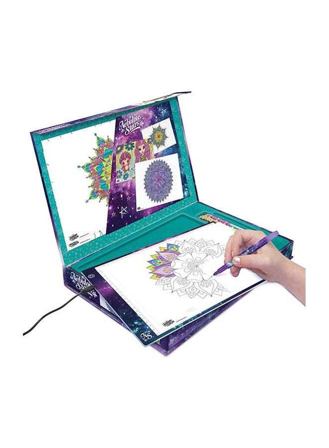 نيبولوس ستارز لوحة مضيئة للرسم التتبعي أرجواني/وردي/أزرق - Image 1