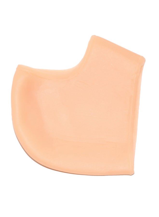 Generic - Silicone Moisturizing Gel Heel Sock Beige - Image 1