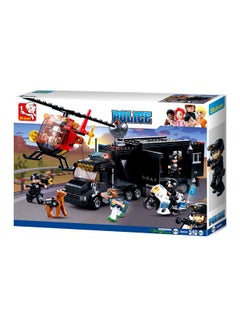 6938242955205 540-Piece Police Mobile Command Center Building Block Set M38-B0659 6+ Years - v1569652680/N30394339A_2