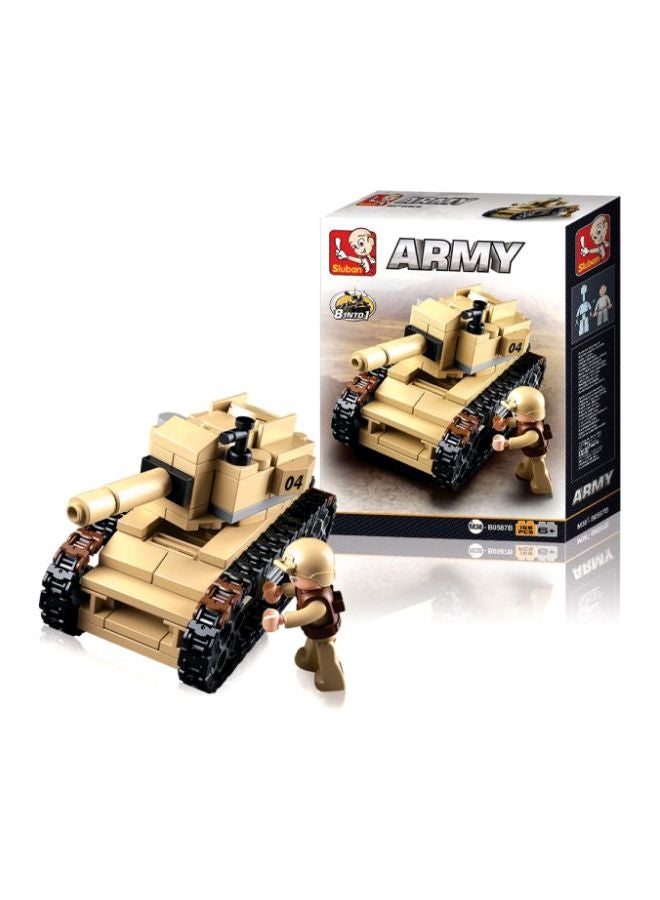 Sluban 158-Piece Army Tank Set M38-B0587B - Image 2
