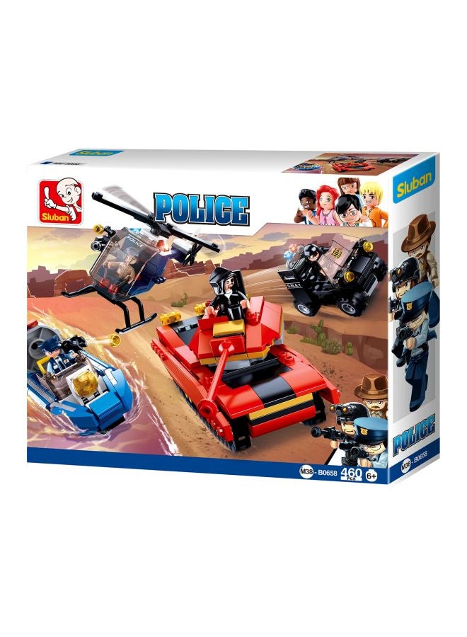 Sluban 460-Piece City Police Paly Set M38-B0658  - Image 2