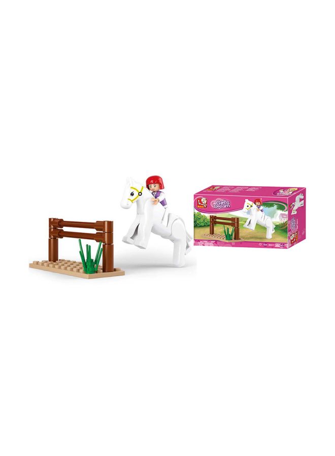 Sluban 6938242952877 20-Piece Jumping Horse Building Set M38-B0517 20 6+ Years - Image 2