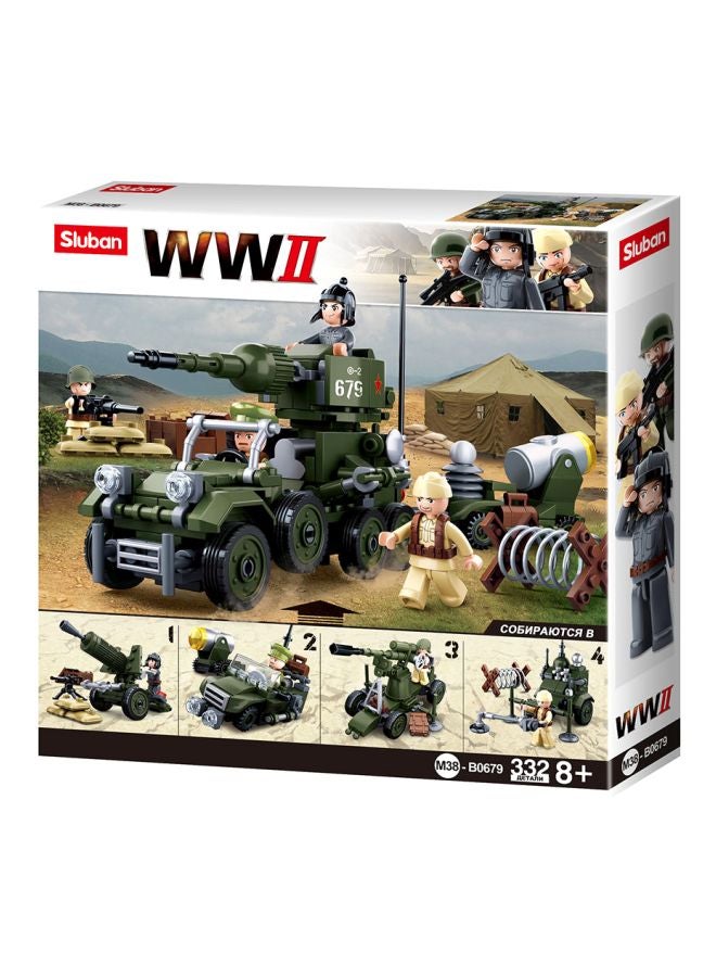 6938242955502 4 In 1 WWII Building Block M38-B0679 8+ Years