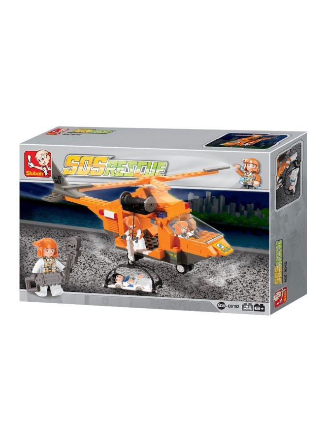 Sluban 6938242938970 160-Piece Rescue Helipad Building Set M38-B0102 160 8+ Years - Image 2