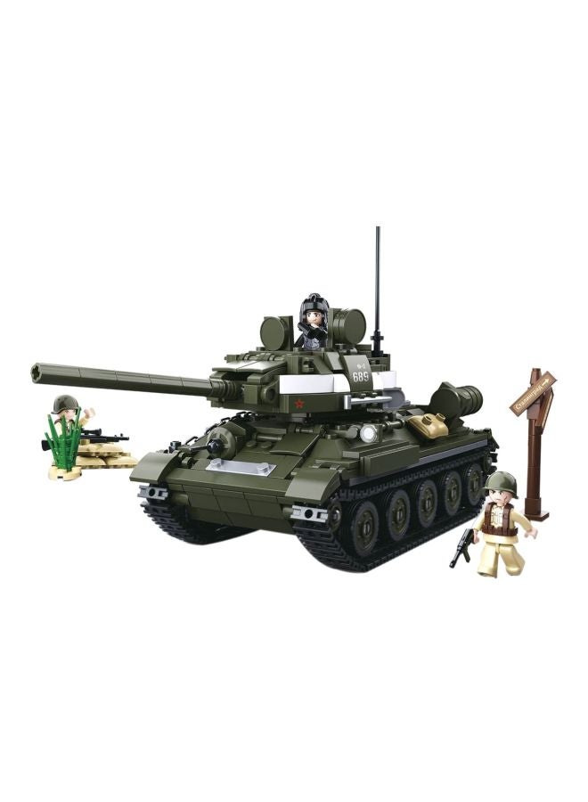 Sluban 687-Piece WWII Soviet Tank Building Set M38-BO689  - Image 1