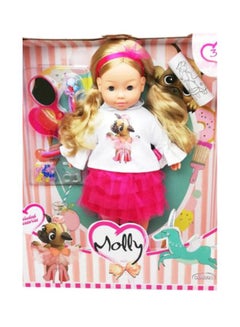 Bambolina Molly Doll With Accessories Set BD1306-50S 40cm  - Image 2