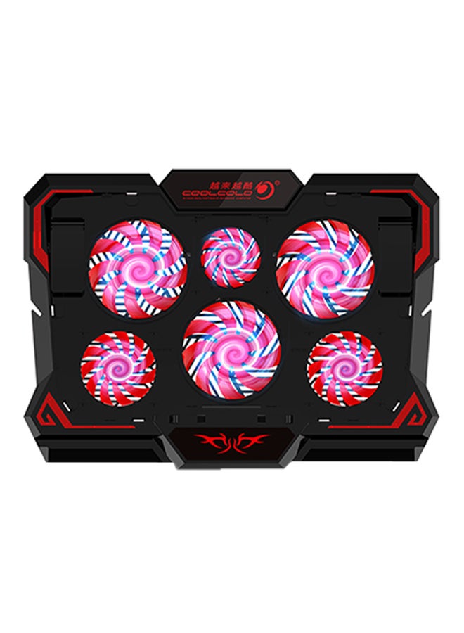 COOLCOLD K38 Laptop Cooling Fan Red/Black  - Image 2