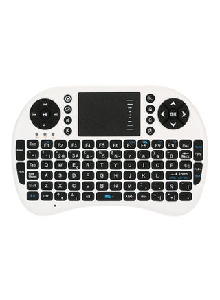 2.4G Mini USB Wireless Keyboard Touchpad And Air Mouse Remote Control For Android Windows TV Box Smart Phone white/Black - v1569656140/N30390194A_1