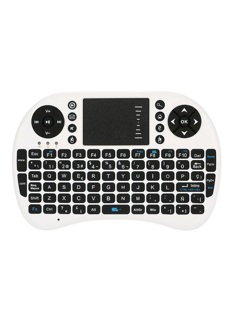 2.4G Mini USB Wireless Keyboard Touchpad And Air Mouse Remote Control For Android Windows TV Box Smart Phone white/Black