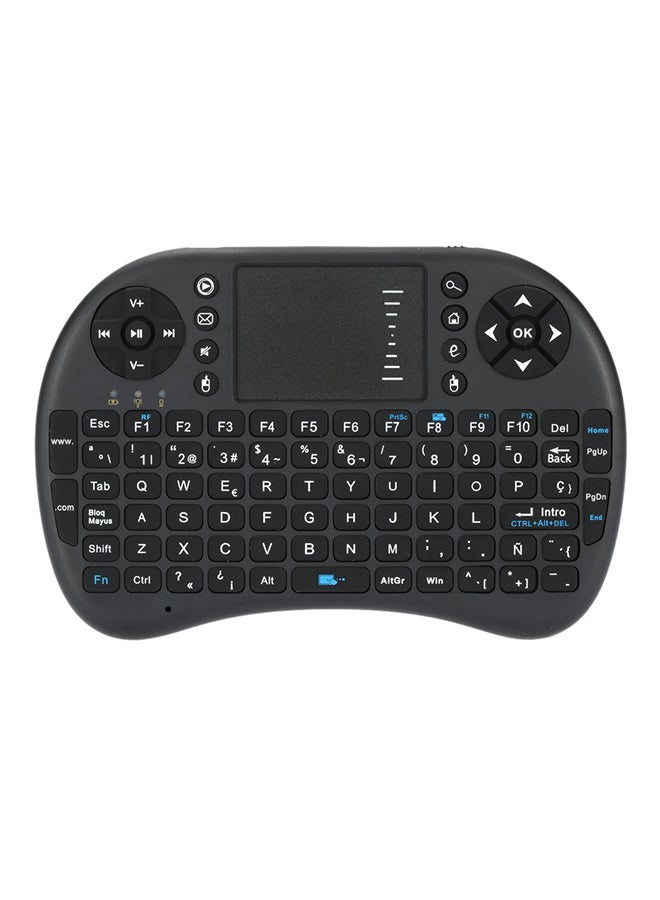 Generic - 2.4G Mini USB Wireless Keyboard Touchpad And Air Mouse Remote Control For Android Windows TV Box Smart Phone Black - Image 1