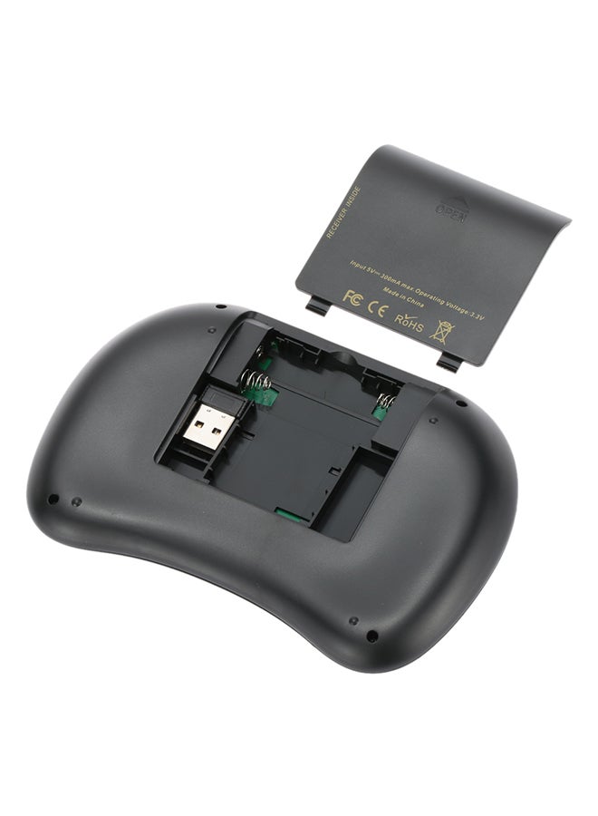 Generic - 2.4G Mini USB Wireless Keyboard Touchpad And Air Mouse Remote Control For Android Windows TV Box Smart Phone Black - Image 1