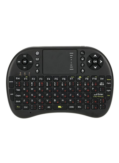 2.4G Mini USB Wireless Keyboard Touchpad And Air Mouse Remote Control For Android Windows TV Box Smart Phone Black