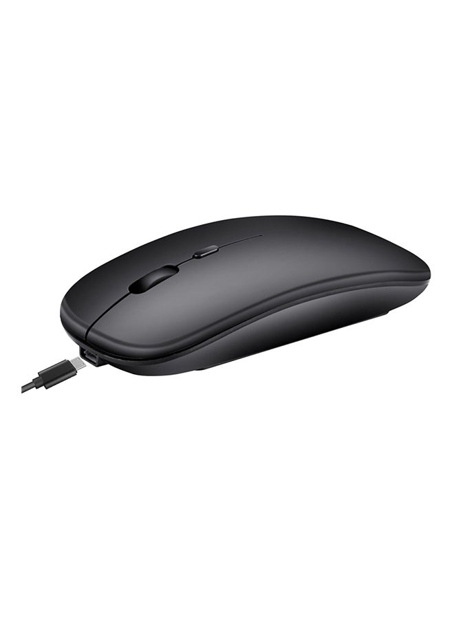 HXSJ - M90 Dual Mode Bluetooth Optical Mouse Black - Image 1