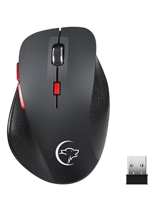 YWYT 2.4GHz Wireless Gaming Optical Mouse Black - Image 1