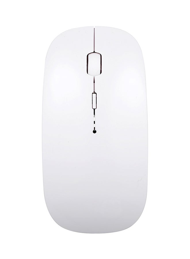 ماوس لاسلكي بصري usb بتردد 2.4 جيجاهيرتز أبيض - Image 1