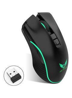 T26 2.4GHz Portable Rechargeable Wireless Mini Gaming Mouse Black - v1569656179/N30390357A_2