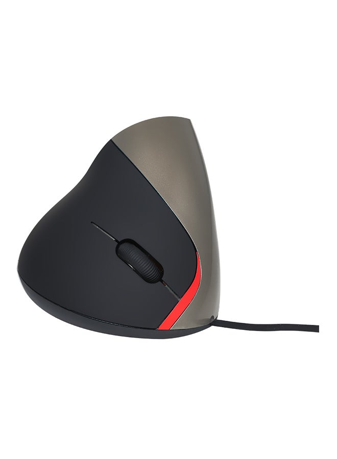 Wired Optical Mouse Grey - Image 1