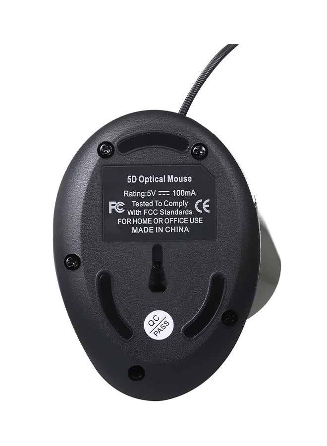 Wired Optical Mouse Grey - Image 2