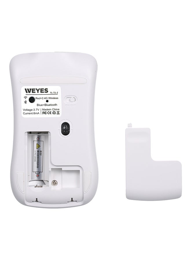 T23 Rechargeable Optical Wireless Mouse Silver - Image 3