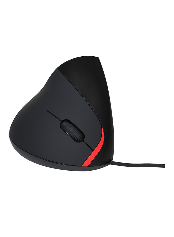 ماوس بصري مزود بمنفذ USB أسود - Image 1