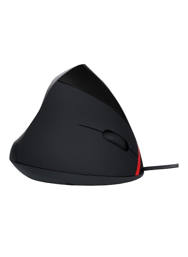 ماوس بصري مزود بمنفذ USB أسود - Image 3