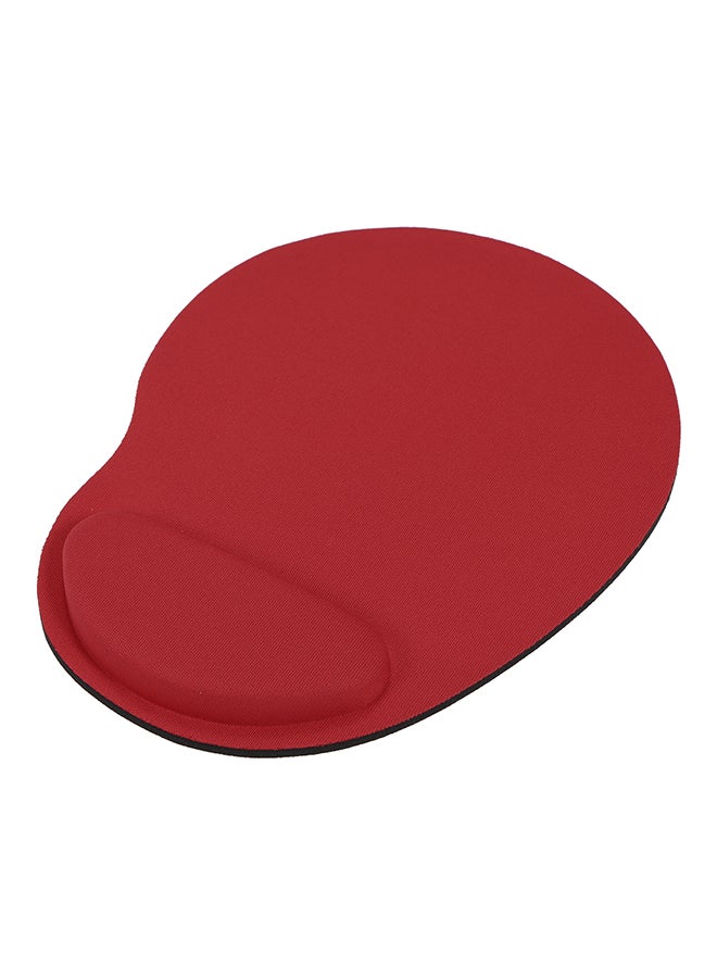 Comfortable Mouse Pad with Wrist Rest Support Red