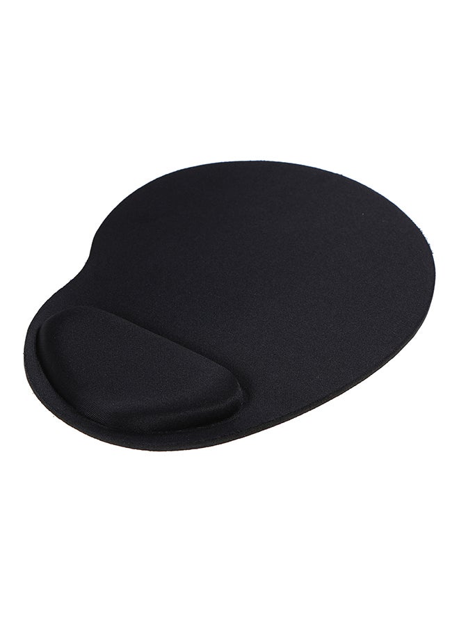 Generic - Comfortable Mouse Pad with Wrist Rest Support Black - Image 1