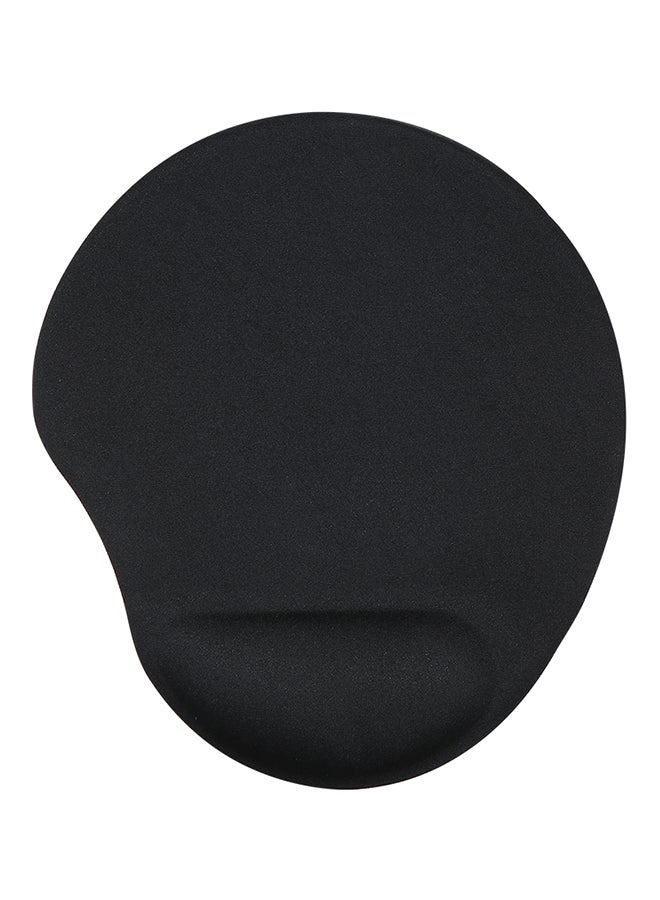 Mouse Pad Mat with Wrist Rest Support Black  - Image 2