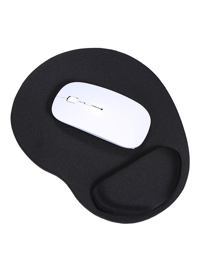 Generic - Comfortable Mouse Pad with Wrist Rest Support Black - Image 1