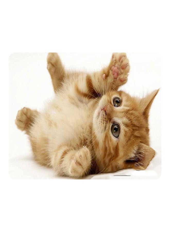 Cute Cat Picture Anti-Slip Gaming Mouse Pad for Computer 