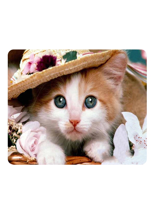 Cute Cat Picture Anti-Slip Gaming Mouse Pad for Computer 