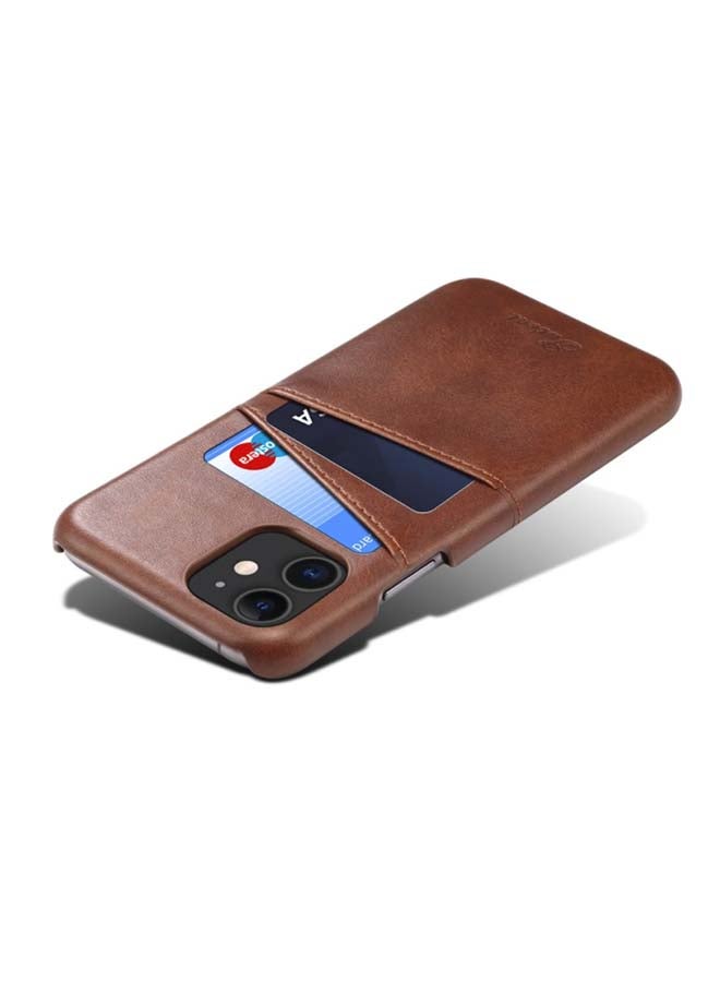 TOEON - Protective Case Cover For iPhone 11 Brown - Image 1