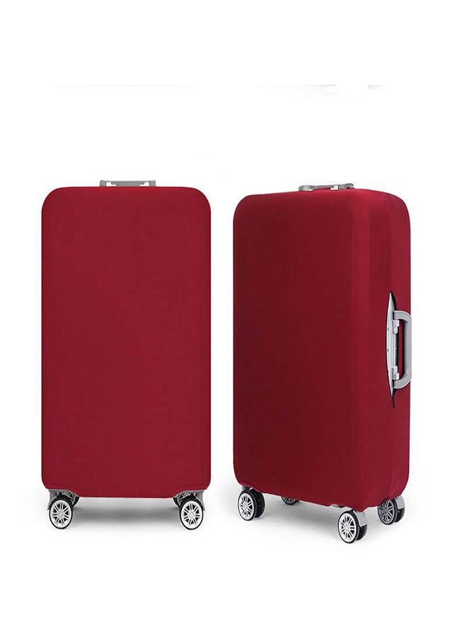 غطاء حماية مطاطي للحقيبة بعجلات أحمر
