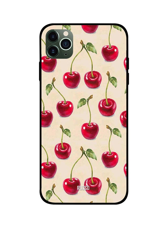 RUSSO Protective Case Cover For iPhone 11 Pro Max Cherry Print